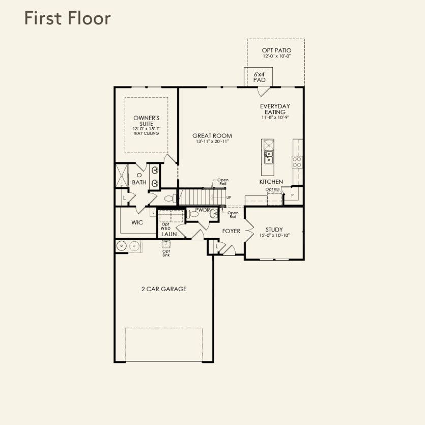 First Floor 3 br / 2.5 ba
