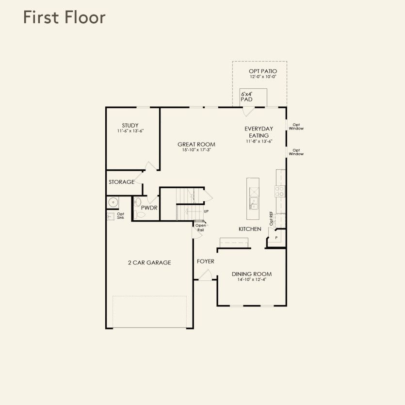 First Floor 4 br / 2.5 ba