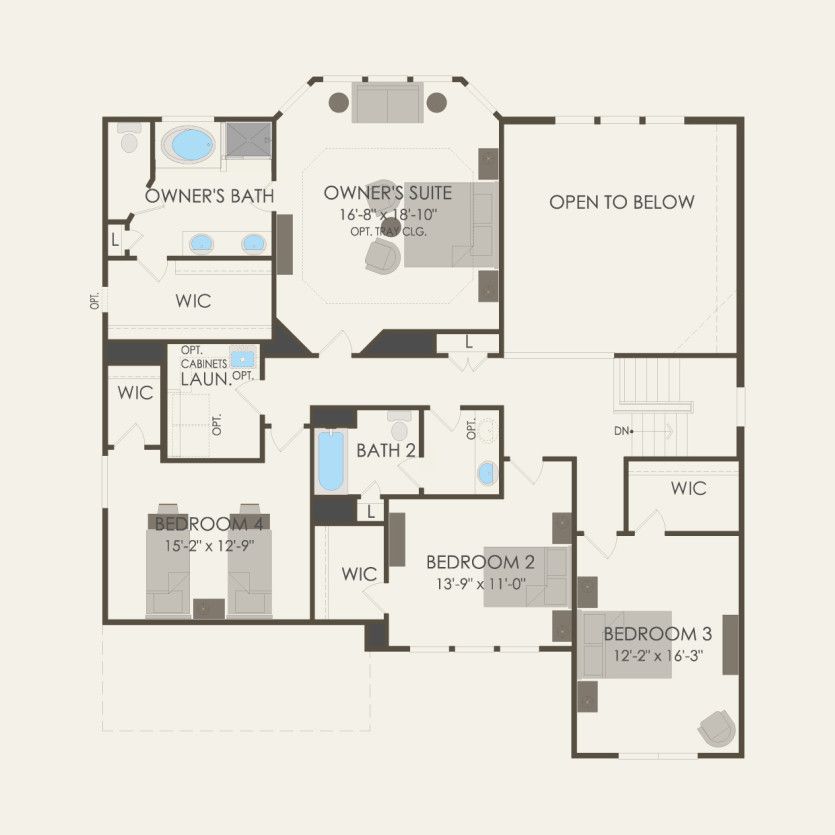 Second Floor 4 br / 2.5 ba