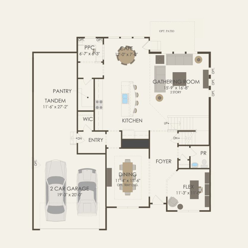 First Floor 4 br / 2.5 ba
