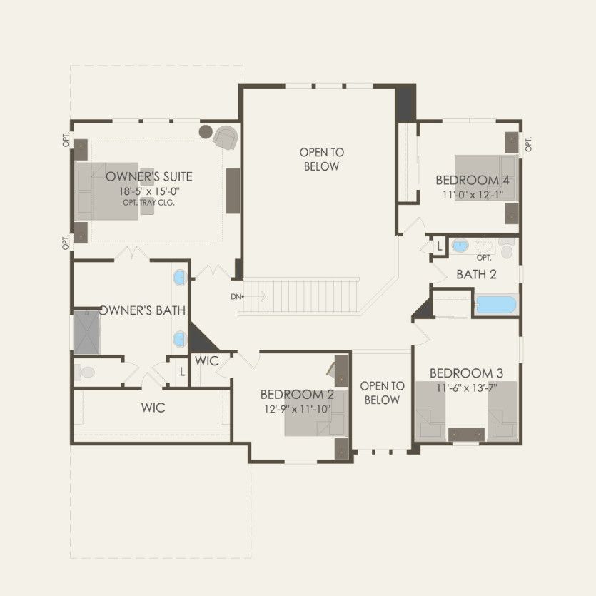 Second Floor 4 br / 2.5 ba