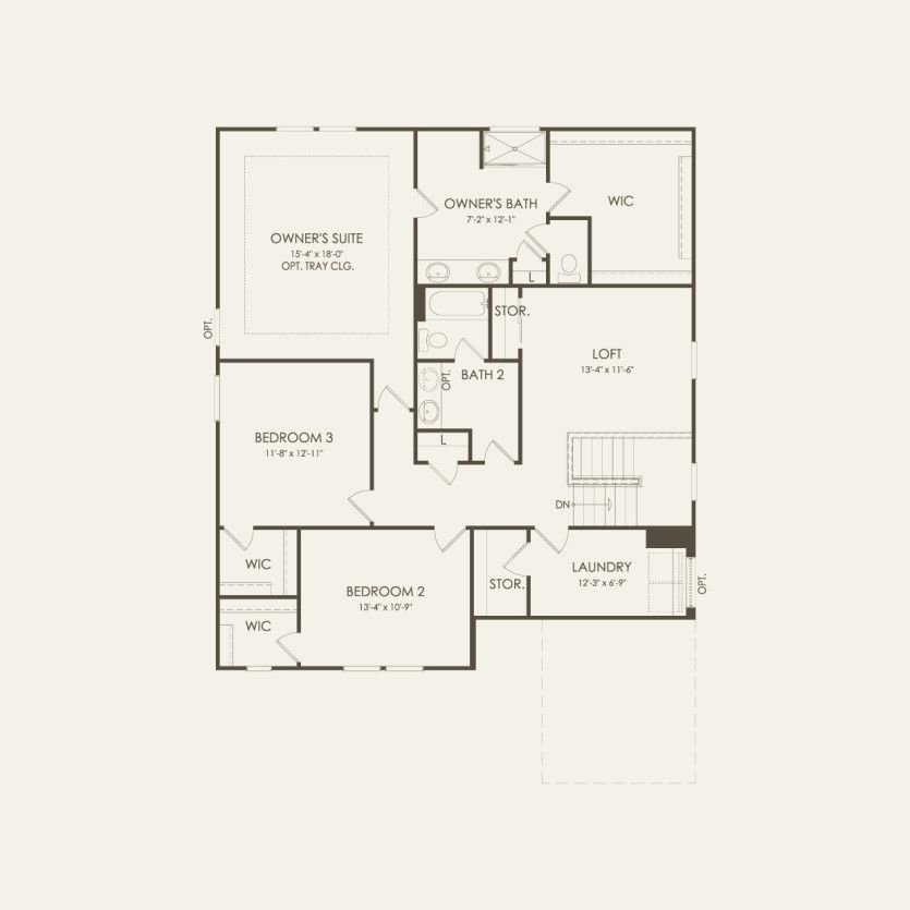 Second Floor 3 br / 2.5 ba