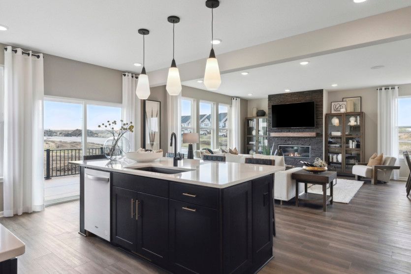 Large Kitchen Island with Seating