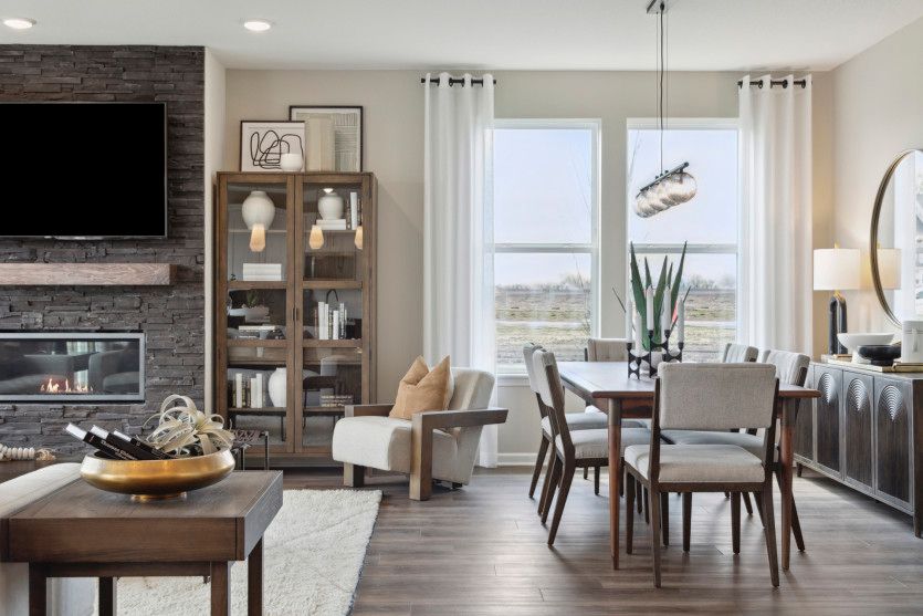 Spacious Café, Open to the Gathering Room