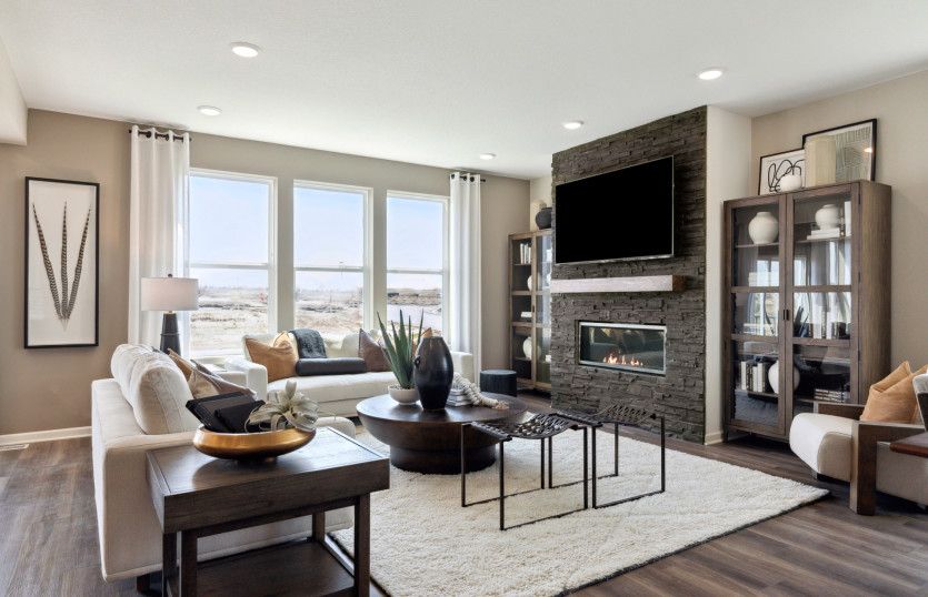 Gathering Room with Optional Fireplace