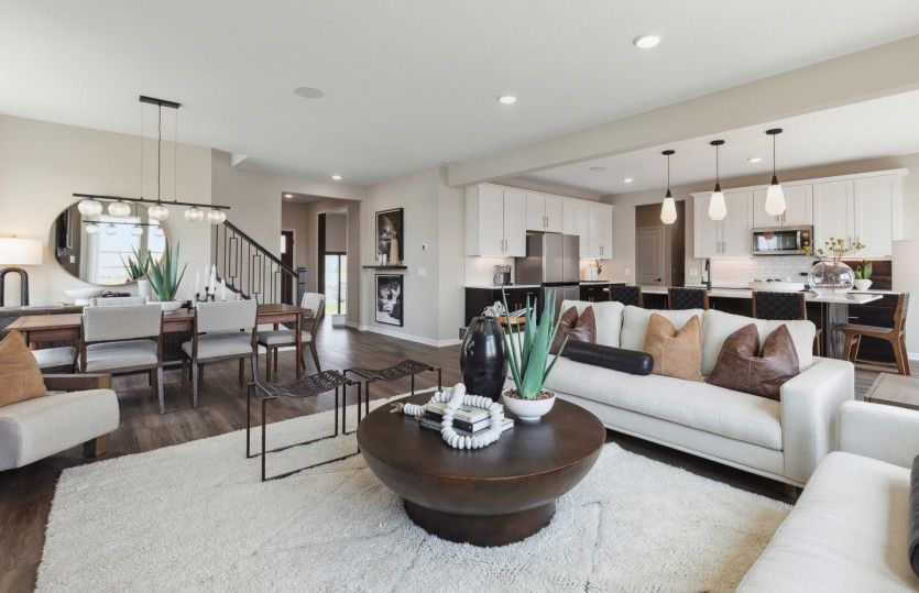 Gathering Room Open to Kitchen, Perfect for Entertaining