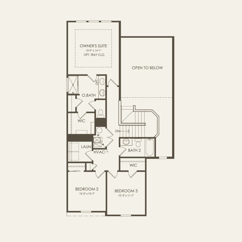 Second Floor 3 br / 2.5 ba