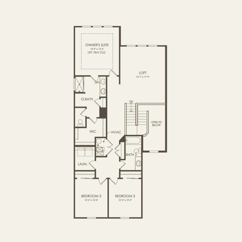 Second Floor 3 br / 2.5 ba
