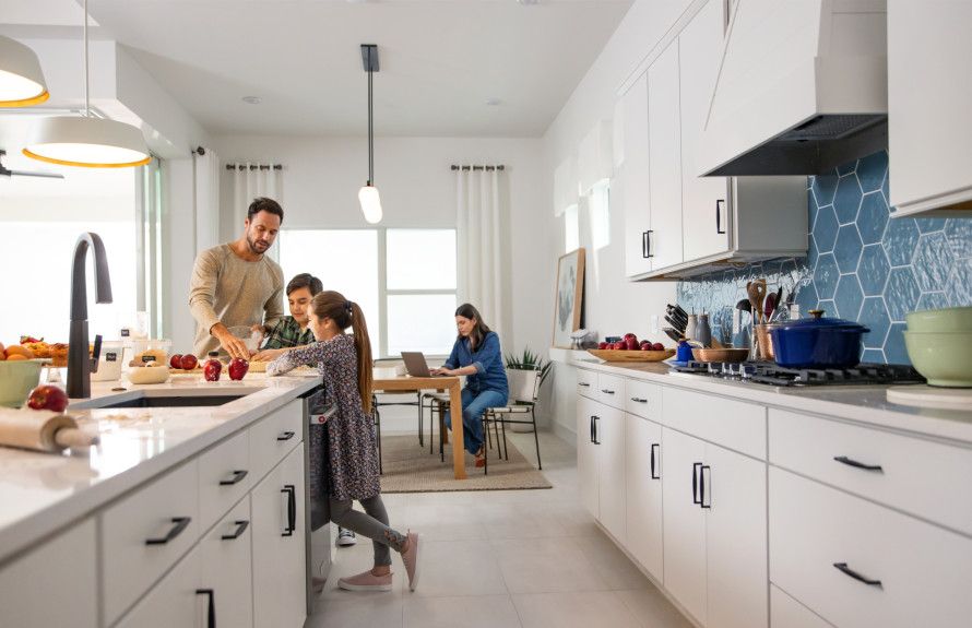 Large, Open Kitchens