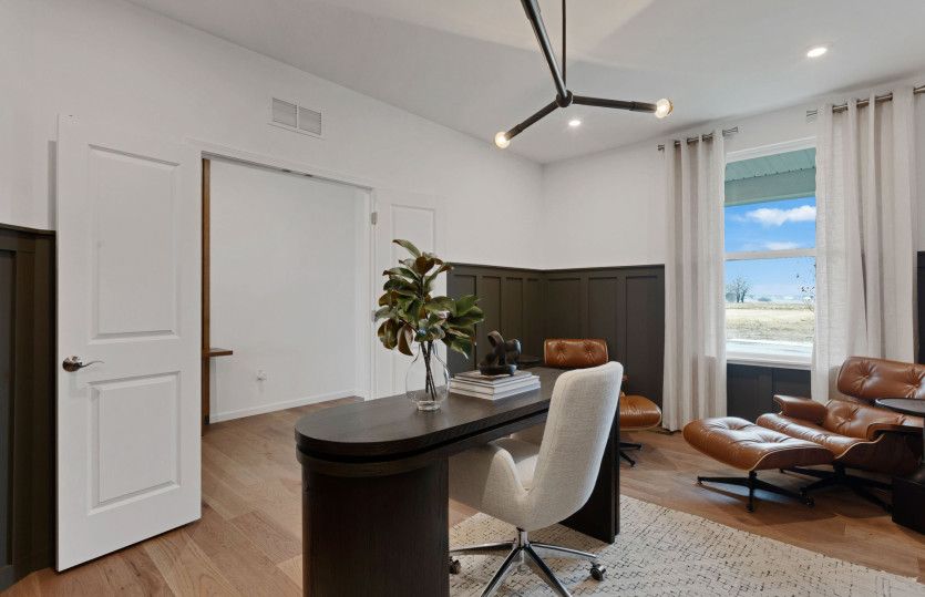 Flex Room or Home Office, Adjacent to the Foyer