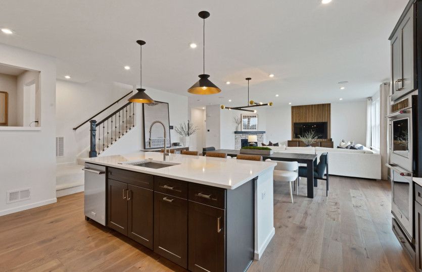 Kitchen with Large Breakfast Bar