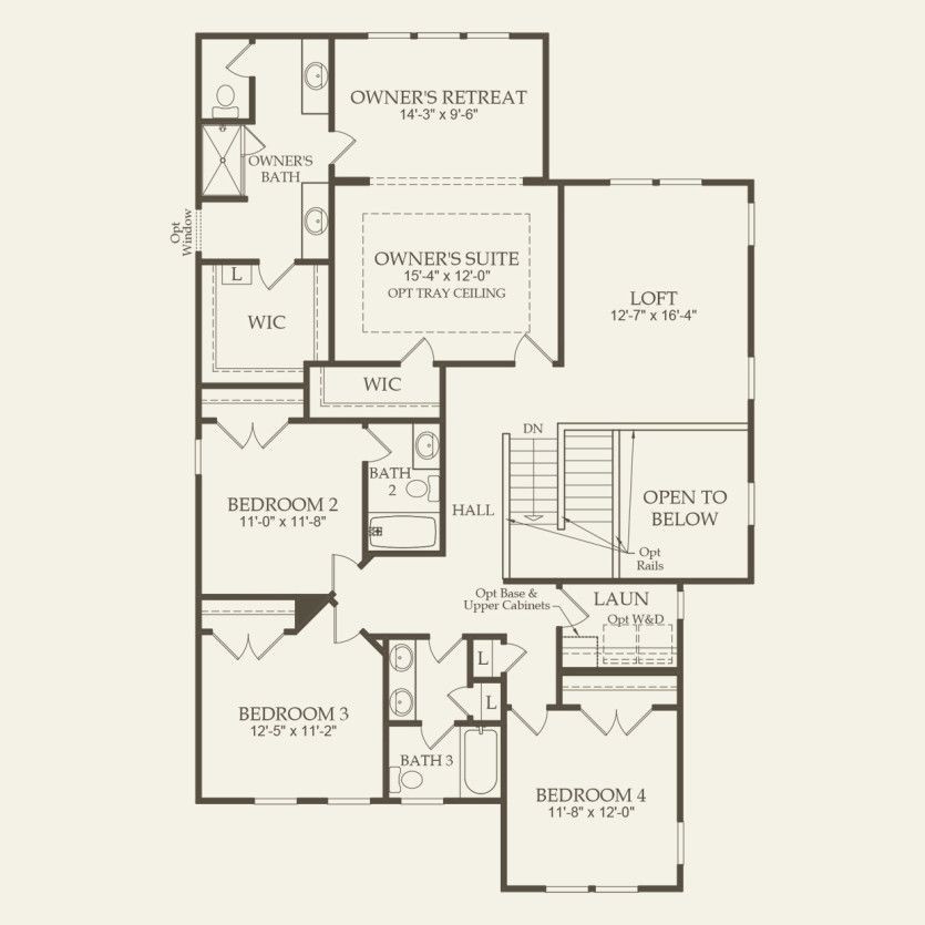Second Floor 4 br / 3.5 ba