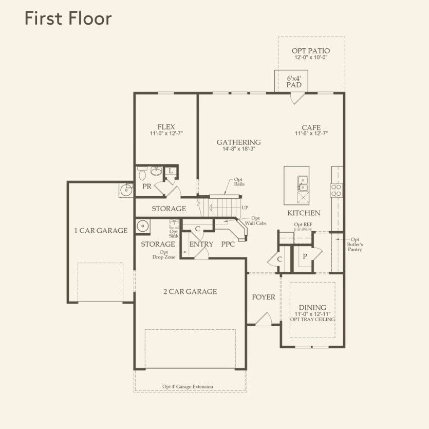 First Floor 4 br / 2.5 ba
