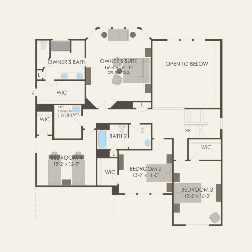 Second Floor 4 br / 2.5 ba