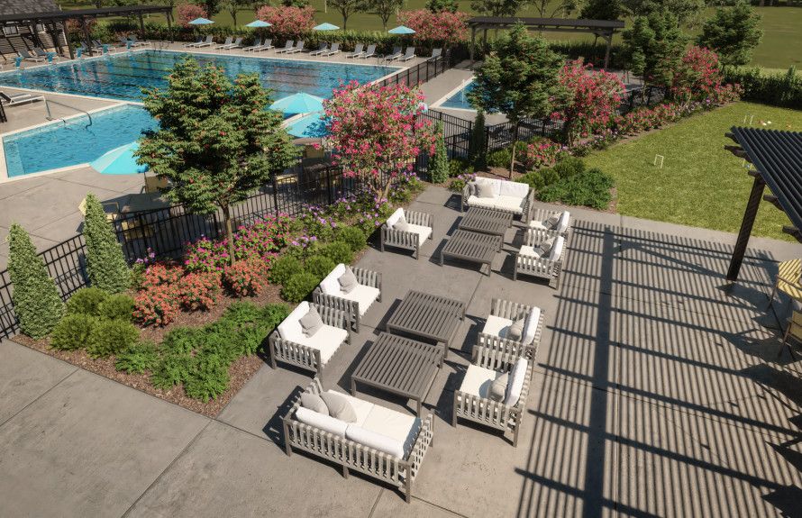 Clubhouse Outdoor Seating Area