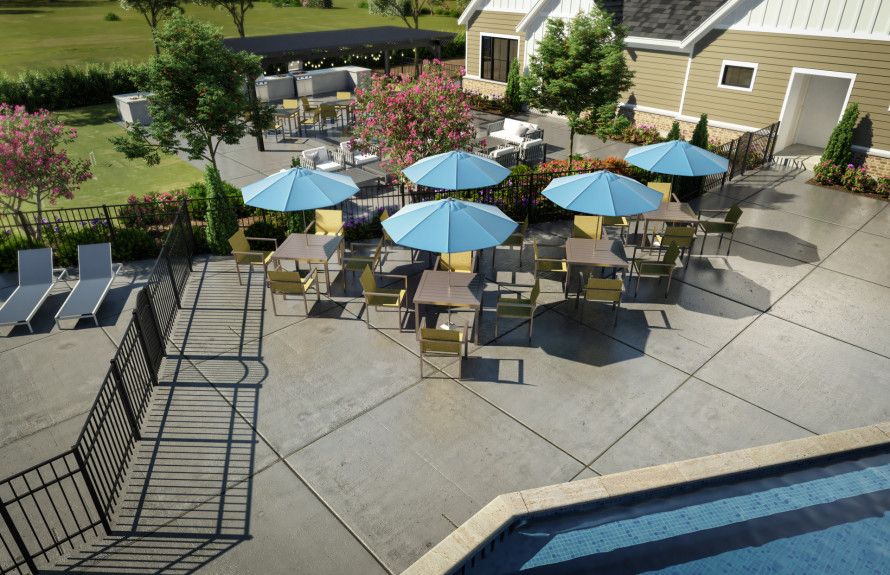 Clubhouse Outdoor Seating Area