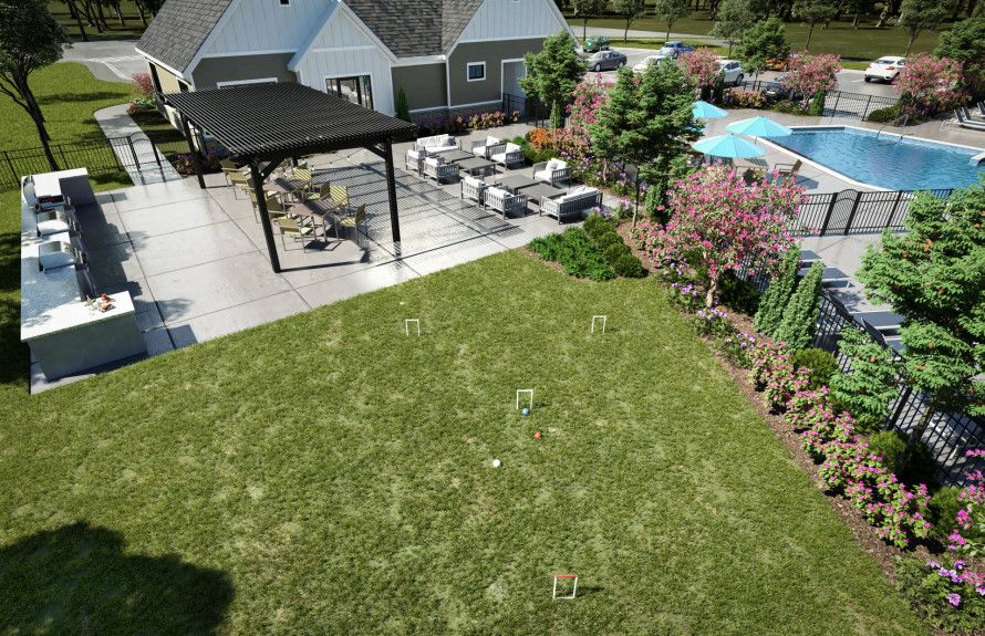 Clubhouse with Outdoor Seating