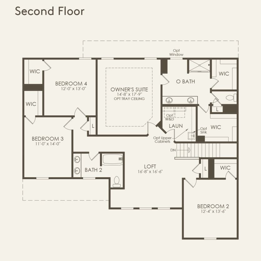 Second Floor 4 br / 2.5 ba