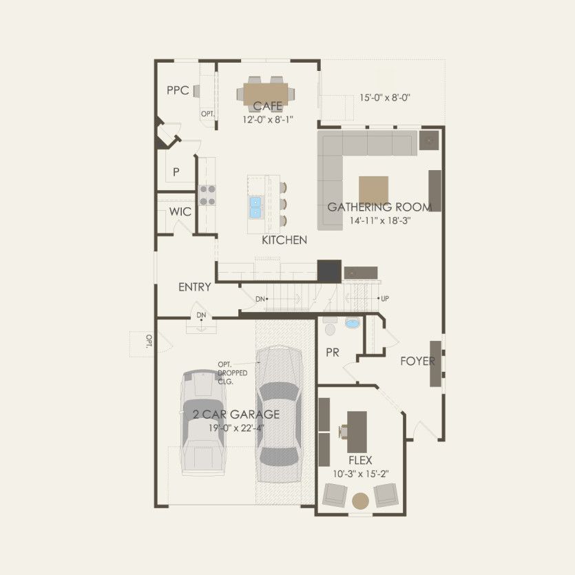 First Floor 4 br / 2.5 ba