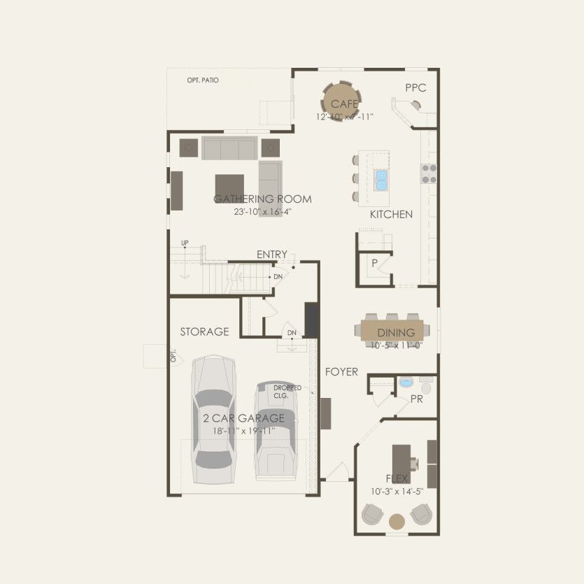 First Floor 4 br / 2.5 ba