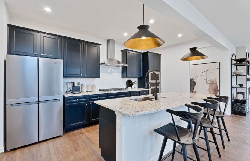 Chef’s Kitchen with Stainless Steel Appliances