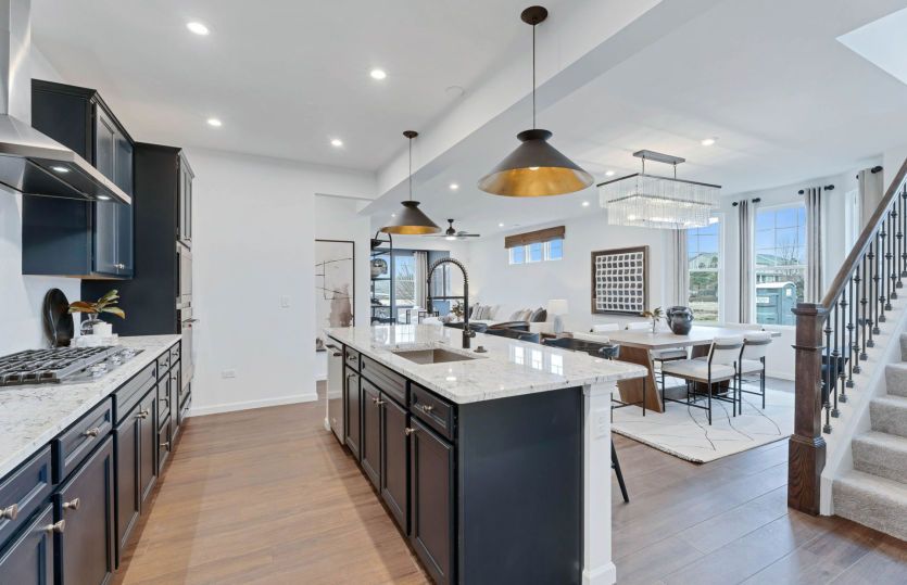 Kitchen with Large Breakfast Bar