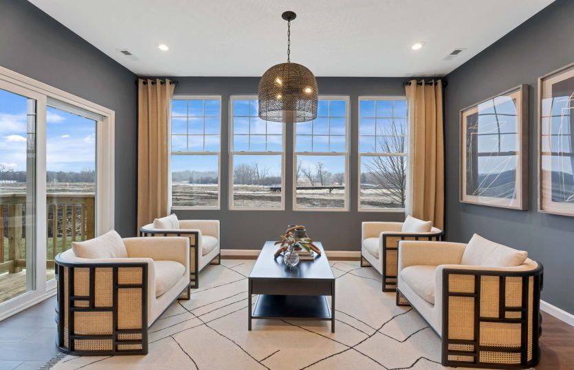 Lots of Natural Light in Sunroom