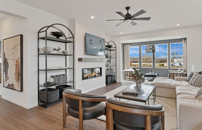 Optional Fireplace in Gathering Room