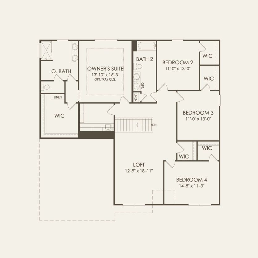 Second Floor 4 br / 2.5 ba