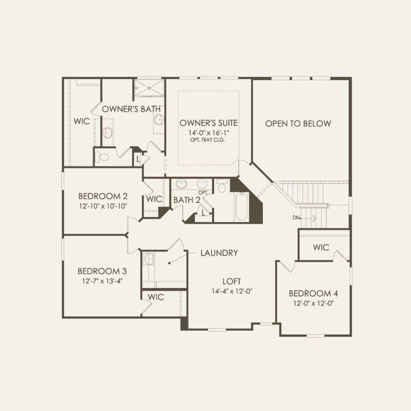 Second Floor 4 br / 2.5 ba
