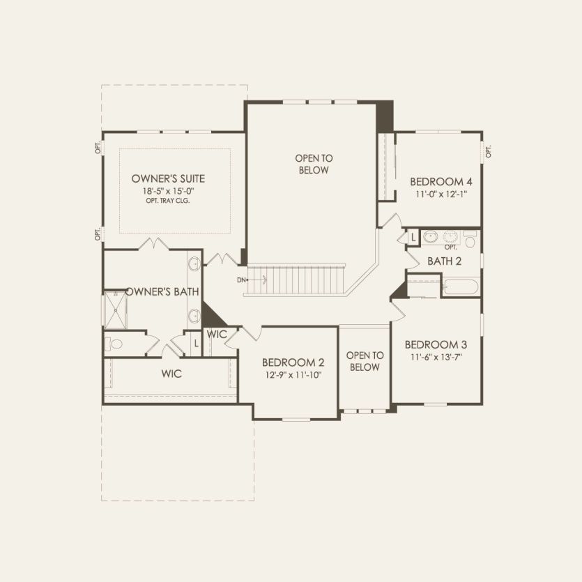 Second Floor 4 br / 2.5 ba