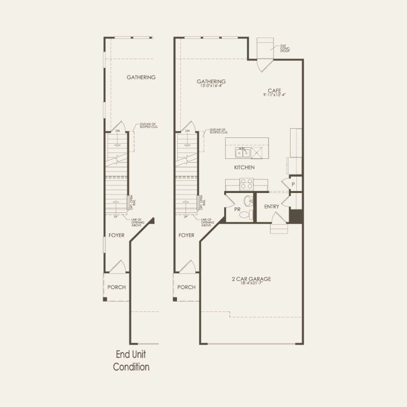 First Floor 2 br / 2.5 ba