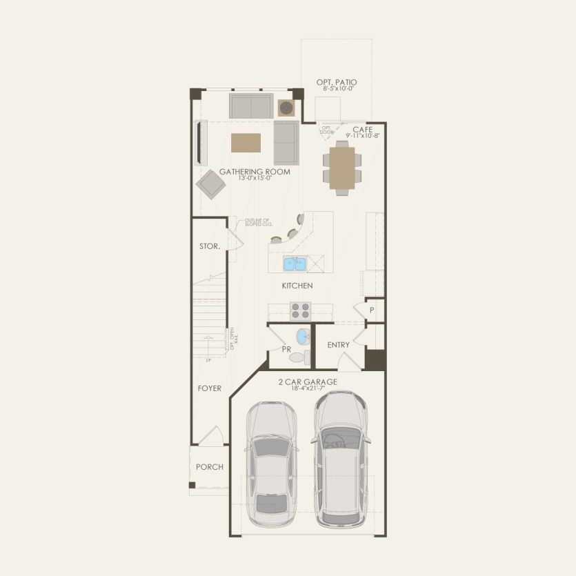 First Floor 3 br / 2.5 ba