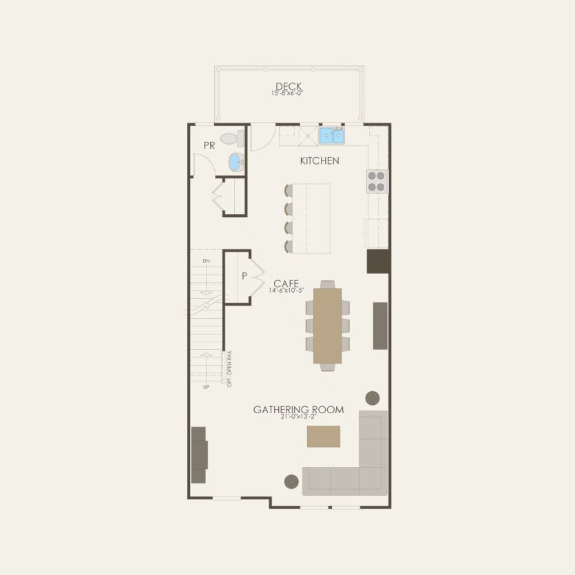Second Floor 3 br / 2.5 ba