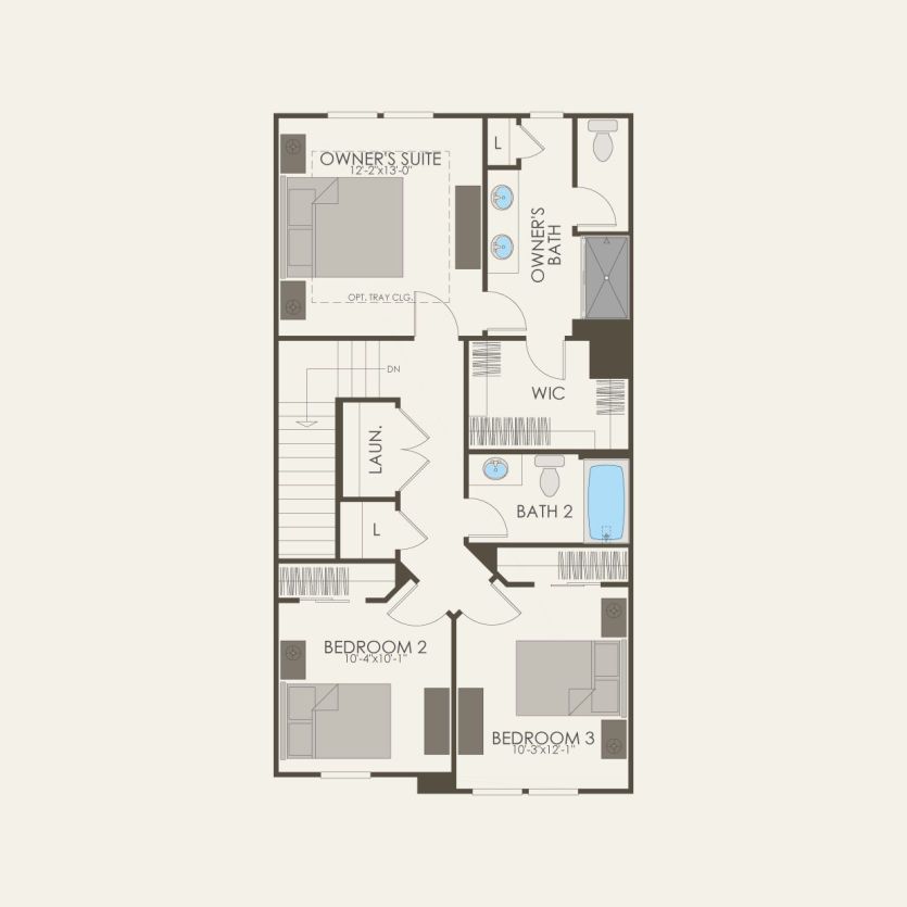Third Floor 3 br / 2.5 ba