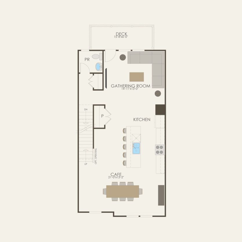 Second Floor 3 br / 2.5 ba