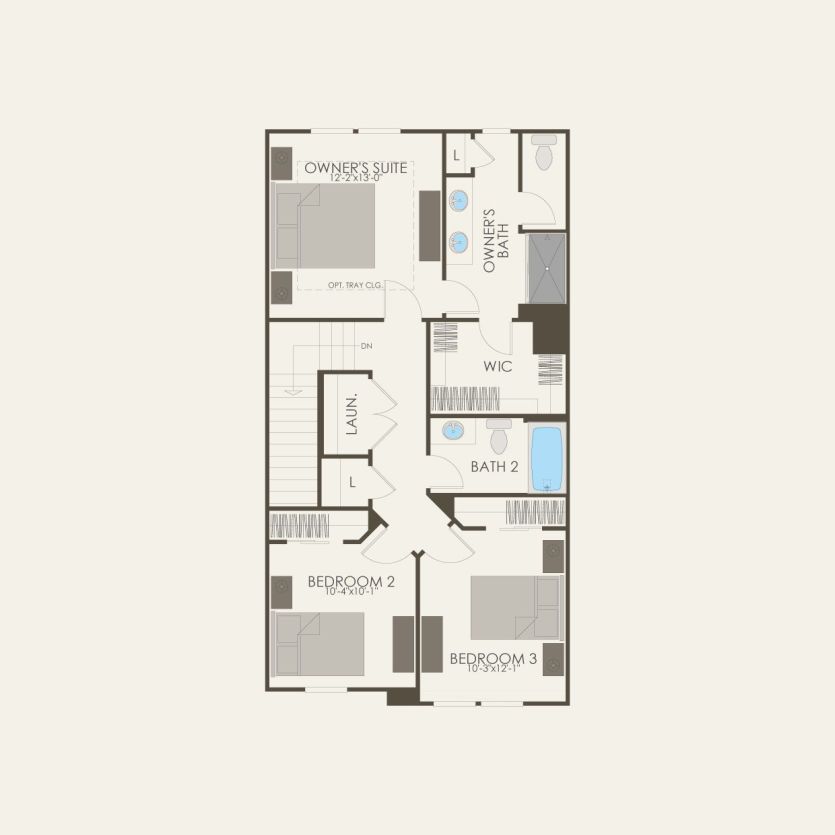 Third Floor 3 br / 2.5 ba