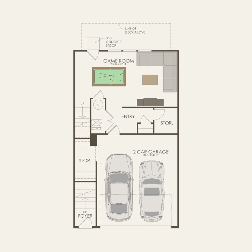 First Floor 3 br / 2.5 ba