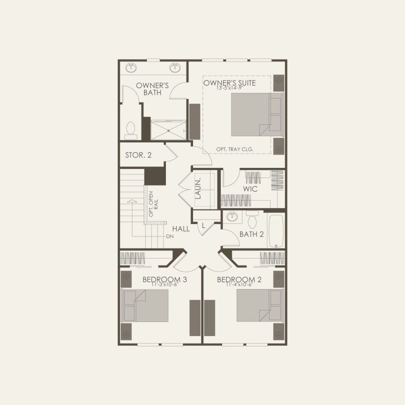 Third Floor 3 br / 2.5 ba