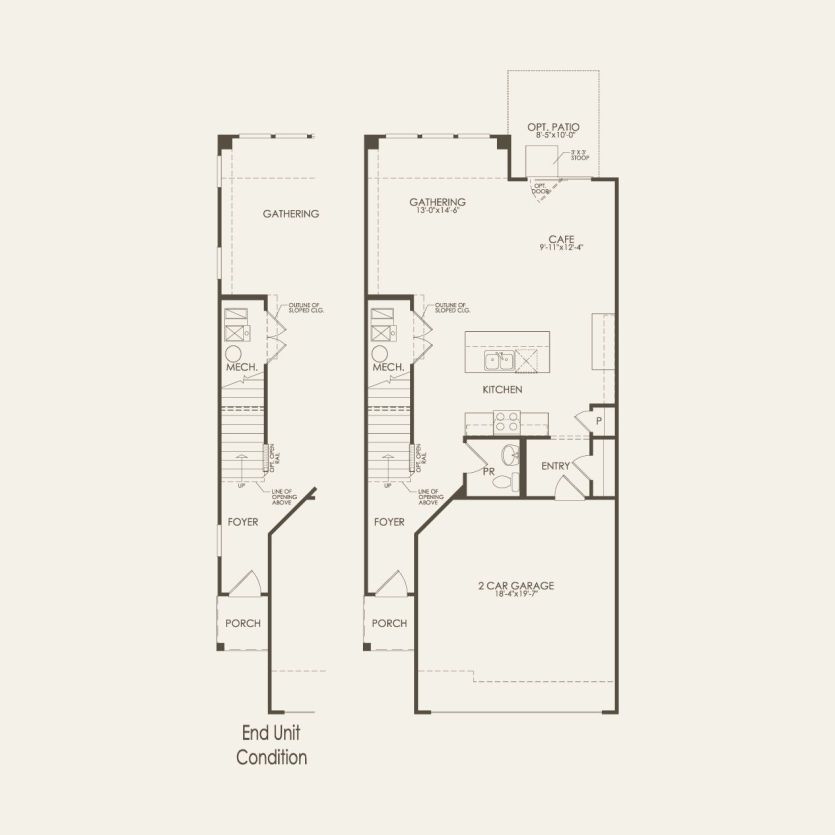 First Floor 2 br / 2.5 ba
