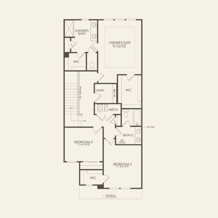 Second Floor 3 br / 2.5 ba