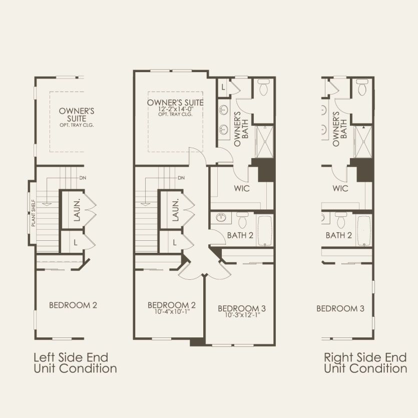 Third Floor 3 br / 2.5 ba