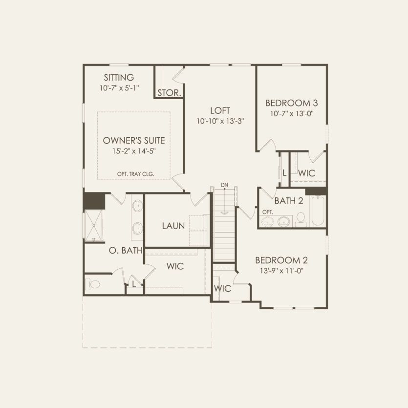 Second Floor 3 br / 2.5 ba