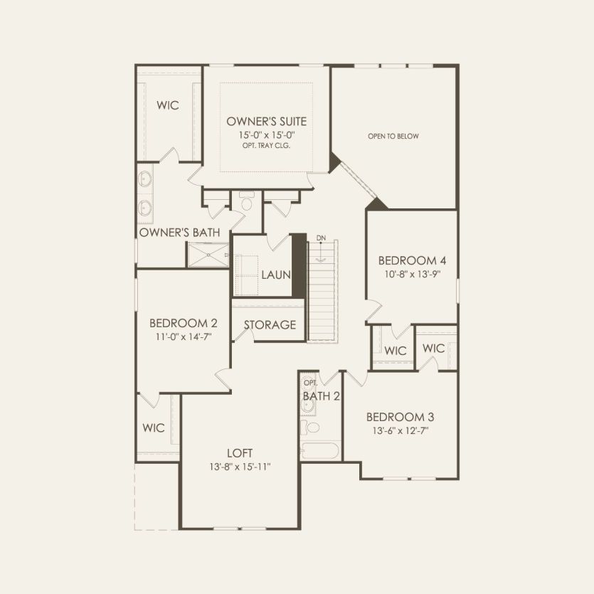 Second Floor 4 br / 2.5 ba