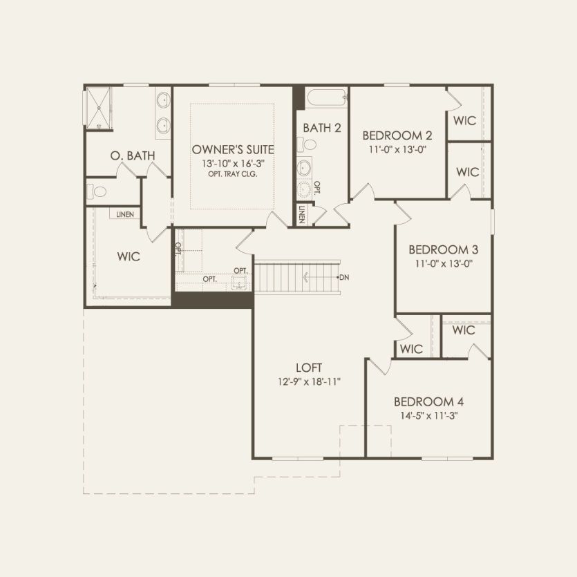Second Floor 4 br / 2.5 ba