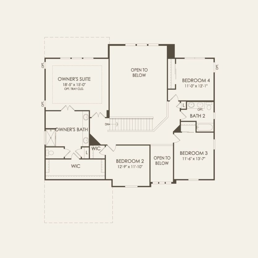 Second Floor 4 br / 2.5 ba