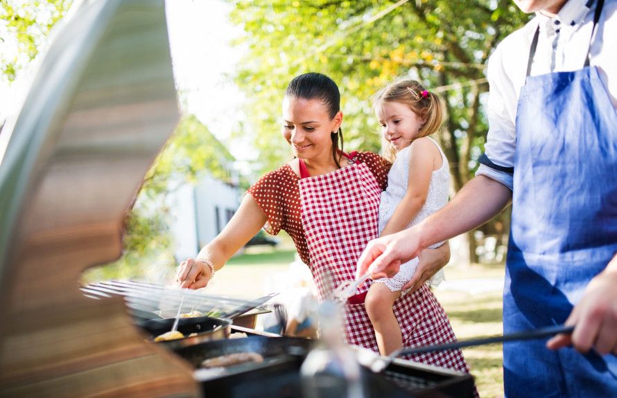 Large backyards for families