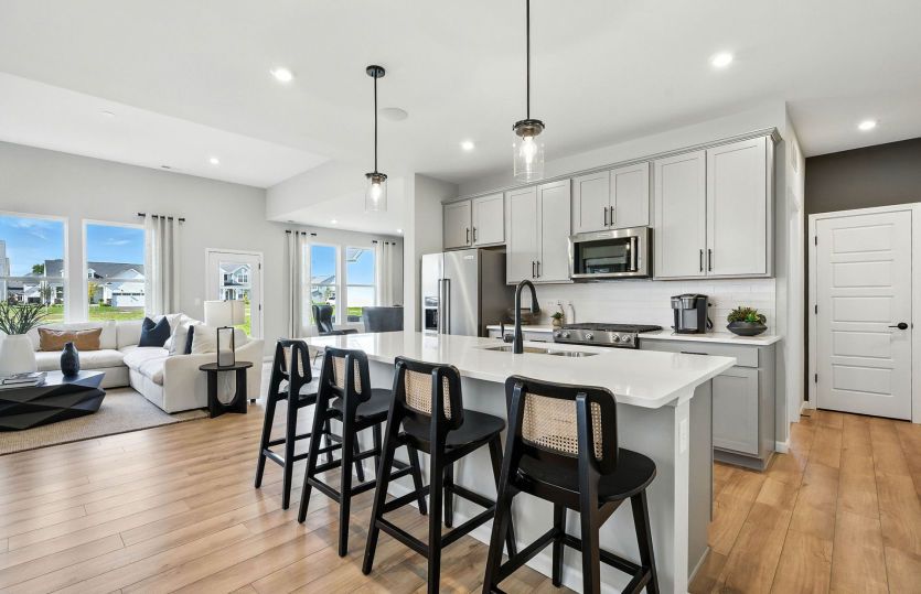 Impressive kitchen with ample storage