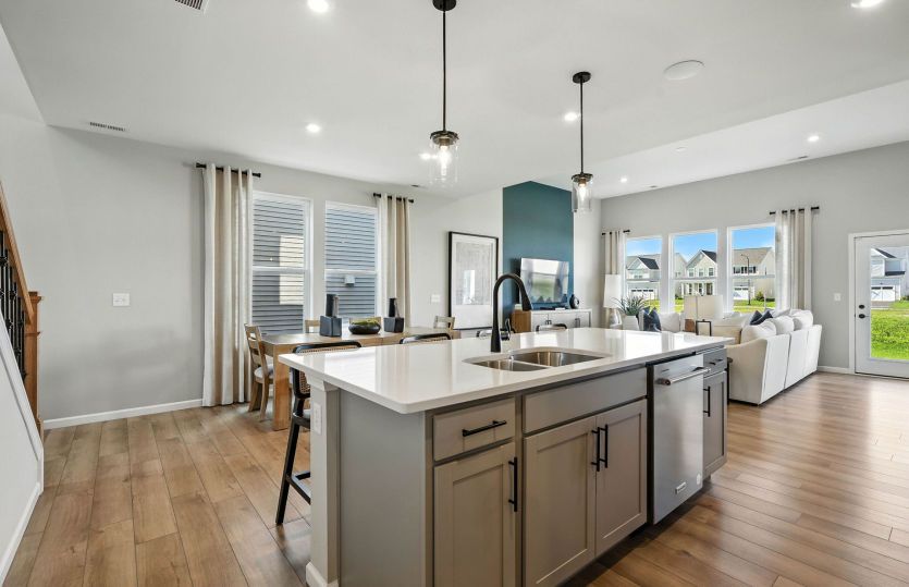 Open concept living space