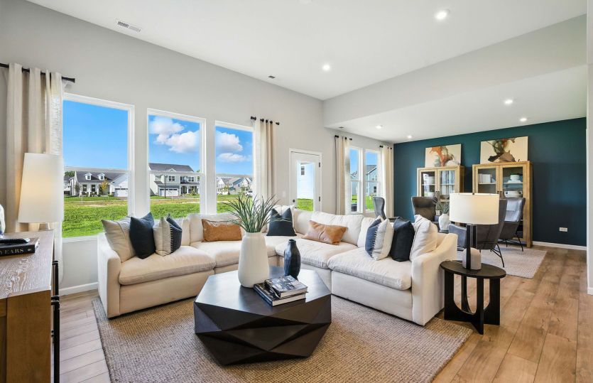 Expansive gathering room